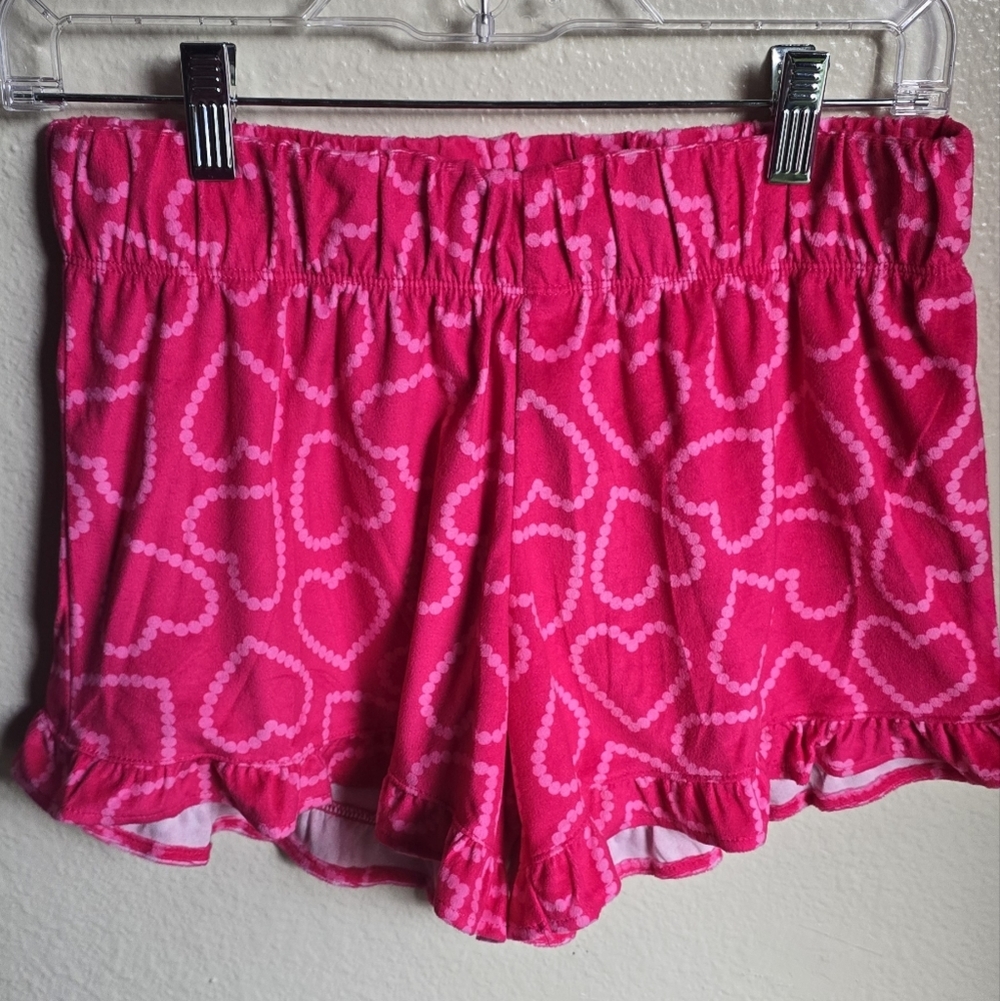 Art Class Heart Button Down Short Sleeve Polyester Pajama Set Size Girls 16-18 - Picture 5 of 8